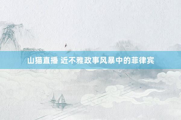 山猫直播 近不雅政事风暴中的菲律宾