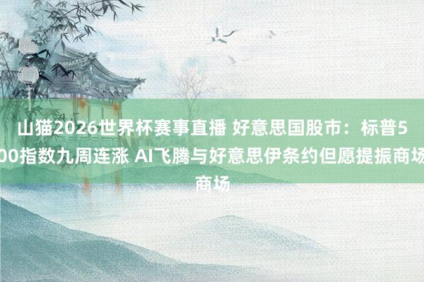 山猫2026世界杯赛事直播 好意思国股市：标普500指数九周连涨 AI飞腾与好意思伊条约但愿提振商场