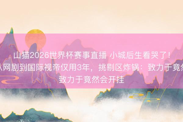 山猫2026世界杯赛事直播 小城后生看哭了！张凌赫从网剧到国际视帝仅用3年，挑剔区炸锅：致力于竟然会开挂